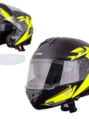 Výklopná prilba W-TEC Vexamo PI Graphic s Pinlockom Black Graphic - XS (53-54)