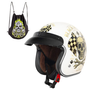 Moto prilba W-TEC Black Heart Kustom Starter