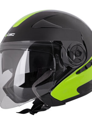 Moto prilba W-TEC Neikko Black-Fluo S (55-56)