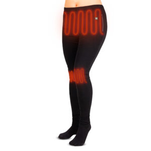Dámske vyhrievané nohavice W-TEC Insupants Lady čierna - XXL