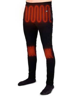 Pánske vyhrievané nohavice W-TEC Insupants čierna - 3XL