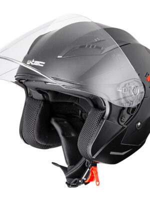 Moto prilba W-TEC Putta čierna matná - XXL (63-64)