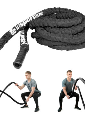 Posilňovacie lano inSPORTline Wave Rope 50 mm - 15 m
