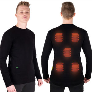 Pánske vyhrievané tričko W-TEC Insulong čierna - 3XL