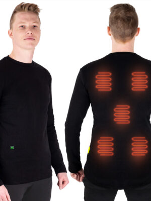Pánske vyhrievané tričko W-TEC Insulong čierna - 3XL
