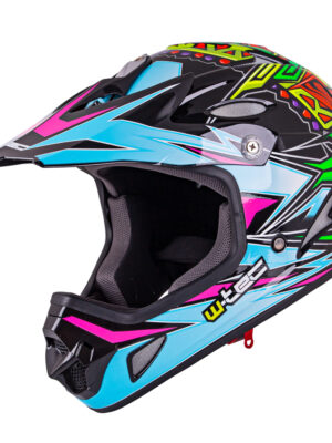 Downhill prilba W-TEC FS-605 Allride Blue Ritual - XL (61-62)