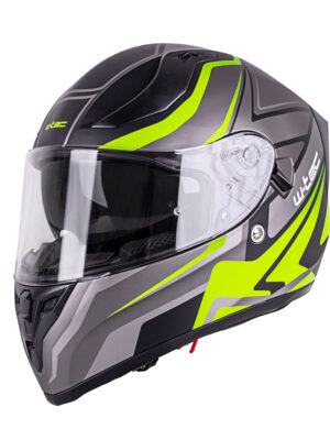 Integrálna prilba W-TEC Vintegra Graphic čierna-fluo žltá - XL (61-62)