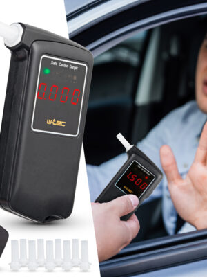 Alkohol tester W-TEC Sekter čierna