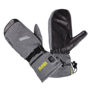 Vyhrievané palčiaky W-TEC HEATtero šedá - 3XL