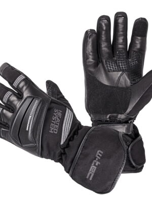 Vyhrievané rukavice W-TEC HEATston čierno-šedá - 3XL