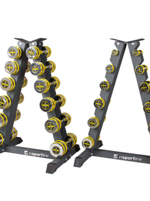 Sada jednoručných činiek inSPORTline Yellsteel 2x 1-14 kg