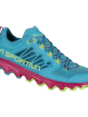 Dámske bežecké topánky La Sportiva Helios III Woman Topaz/Red Plum - 37