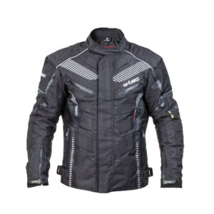 Pánska moto bunda W-TEC Kamicer čierno-šedá - 6XL