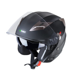 Moto prilba W-TEC Putta matne čierna-bronzová - XXL (63-64)