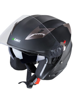 Moto prilba W-TEC Putta matne čierna-bronzová - XXL (63-64)