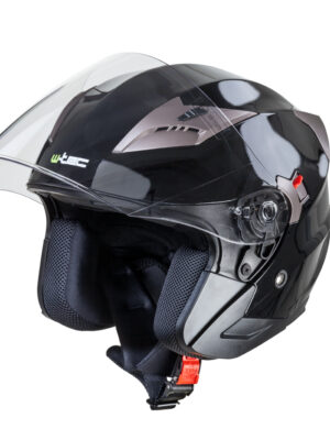 Moto prilba W-TEC Putta čierno-bronzová - XXL (63-64)