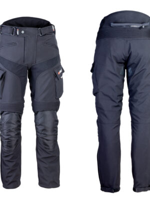 Pánske softshellové moto nohavice W-TEC Erkalis čierna - 4XL