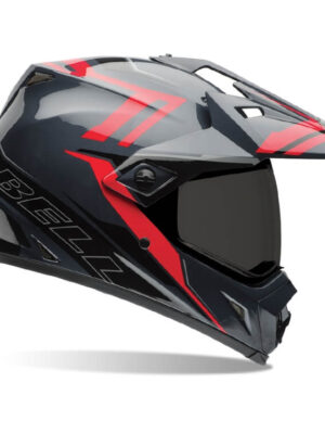 Motokrosová prilba BELL MX-9 Adventure červeno-čierna - S (55-56)
