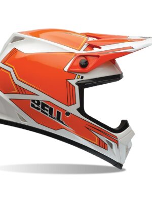 Motokrosová prilba BELL MX-9 oranžovo-biela - L (59-60)