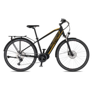 Trekingový elektrobicykel 4EVER Mercury Elite Trek čierna/zlatá - 17"