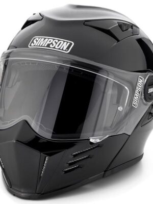 Moto prilba Simpson Darksome čierna XXL (63-64)