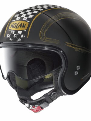 Moto prilba Nolan N21 Getaway Flat Black-Gold - S (56)