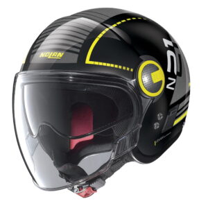 Moto prilba Nolan N21 Visor Runabout Metal Black-Yellow - S (56)