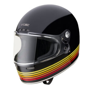 Moto prilba W-TEC Cruder Bismar čierno-červeno-žltá - XS (53-54)