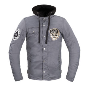 Pánska bunda W-TEC Black Heart Garage Built Jacket tmavo šedá - 5XL