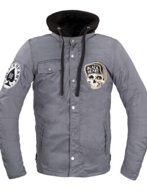 Pánska bunda W-TEC Black Heart Garage Built Jacket tmavo šedá - 5XL