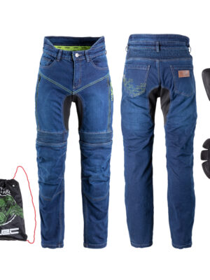 Pánske moto jeansy W-TEC Biterillo modrá - 6XL