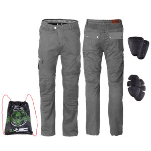 Pánske moto nohavice W-TEC Shoota tmavo šedá - 4XL