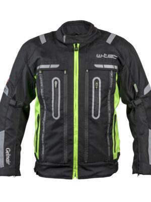 Moto bunda W-TEC Gelnair čierno-zelená - M