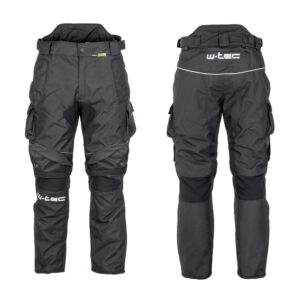 Pánske moto nohavice W-TEC Thollte Black - 4XL