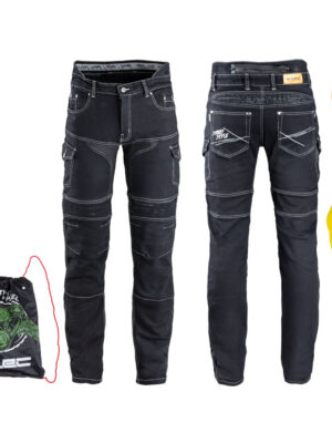 Pánske moto jeansy W-TEC Aredator EVO čierna - 46