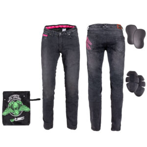 Dámske moto džíny W-TEC Leonarda čierna - 5XL