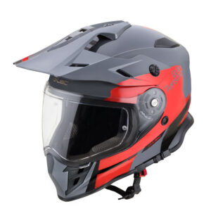 Moto prilba W-TEC V331 PR Graphic Red-Grey - XL (61-62)