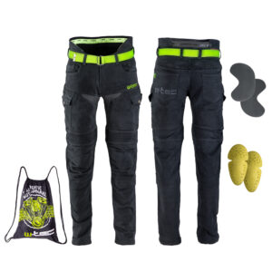 Pánske moto jeansy W-TEC Aredator čierna - 46