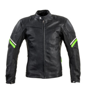 Kožená moto bunda W-TEC Montegi matne čierna - 5XL