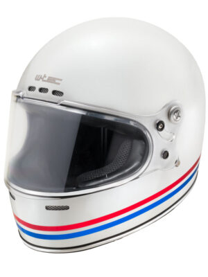 Moto prilba W-TEC Cruder Delacro modro-bielo-červená - XXL (63-64)