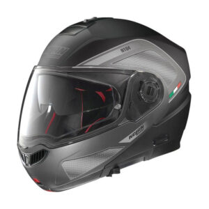 Moto prilba Nolan N104 Absolute Tech N-Com Flat Black - XS (53-54)