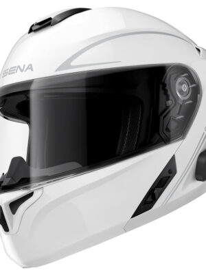 Prilba s interkomom SENA Outrush R Glossy White XXL (63-64)