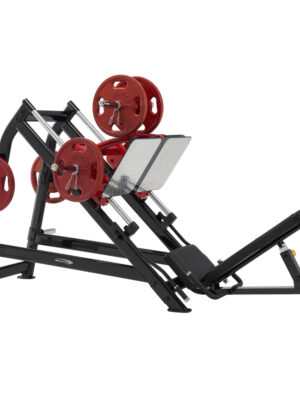 Leg Press Steelflex Plateload Line PLDP čierno-červená