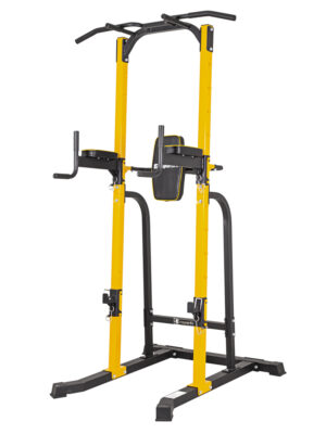 Samostojná hrazda inSPORTline Power Tower PT250 čierno-žltá