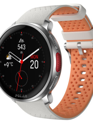 Športové hodinky POLAR Vantage V3 bielo-oranžová