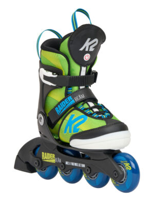 Nastaviteľné svietiace kolieskové korčule K2 Raider Beam H-Type M (32-37)