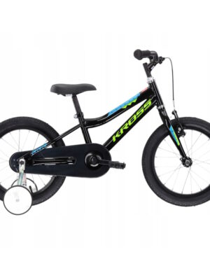 Detský bicykel Kross Racer 3.0 16" Gen 004 čierna/zelená/modrá