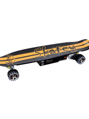 Elektrický longboard Skatey 400 čierno-oranžový