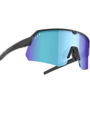 Športové slnečné okuliare Tripoint Trerikesröset Matt Black Smoke /w Blue Multi Cat.3