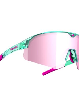 Športové slnečné okuliare Tripoint Lake Victoria Transparent Neon Turquoise Brown /w Pink Multi Cat.3